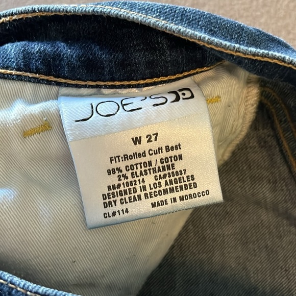 JOES JEANS The Best Friend Rolled Cuff Capri Jeans- Size 27 - Picture 5 of 13